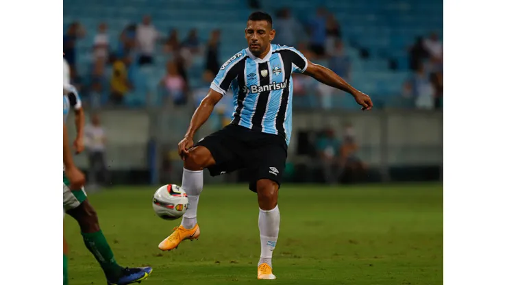 Foto: Maxi Franzoi/AGIF - Diego Souza jogador do Grêmio durante partida contra o Juventude no estádio Arena do Grêmio pelo campeonato Gaúcho 2022