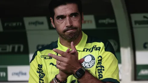 SP – Sao Paulo – 13/03/2022 – PAULISTA 2022, PALMEIRAS X SANTOS – Abel Ferreira tecnico do Palmeiras durante partida contra o Santos no estadio Arena Allianz Parque pelo campeonato Paulista 2022. Foto: Ettore Chiereguini/AGIF