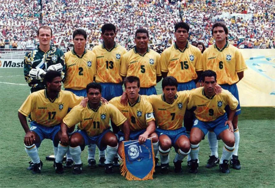 Créditos: Seleção Brasileira, campeã da Copa de 1994
