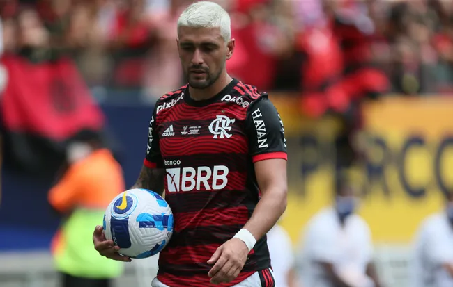 Gil Gomes/AGIF – Arrascaeta é a segunda compra mais cara da história do Flamengo.