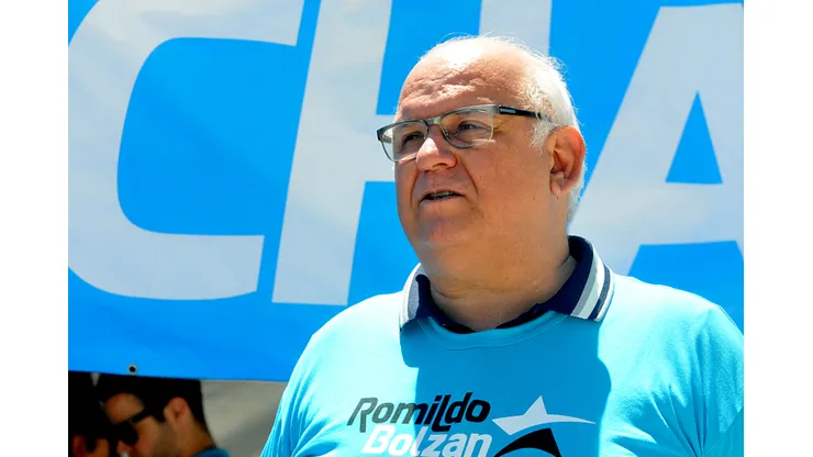 Ricardo Rimoli/ AGIF - Romildo Bolzan, presidente do Grêmio