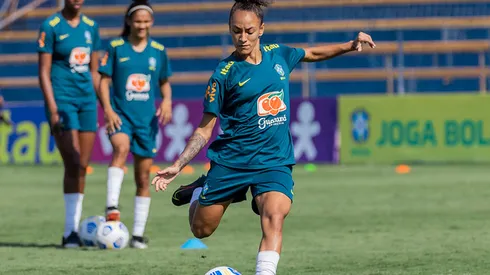 Foto: Flickr CBF Oficial – Seleção Brasileira feminina se prepara para fase final do torneio