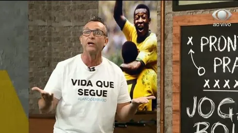 Foto: Reprodução/TV Band - Neto sai em defesa do Santos