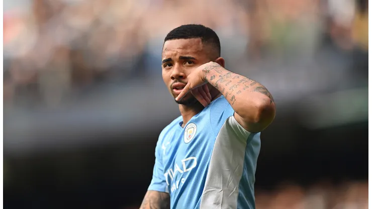 Shaun Botterill/Getty Images - Gabriel Jesus, atacante do Manchester City