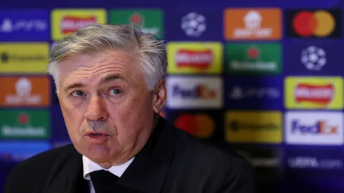 Matthew Lewis – UEFA/Getty Images – Carlo Ancelotti, técnico do Real Madrid