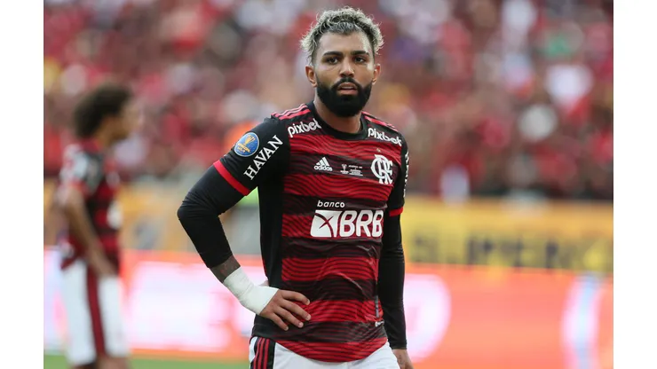 Foto: Gil Gomes/AGIF - Gabigol rebate protesto de torcedores do Flamengo