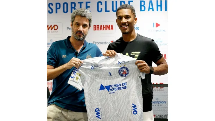 Felipe Oliveira / EC Bahia / Divulgação - Matheus Davó, atacante do Bahia