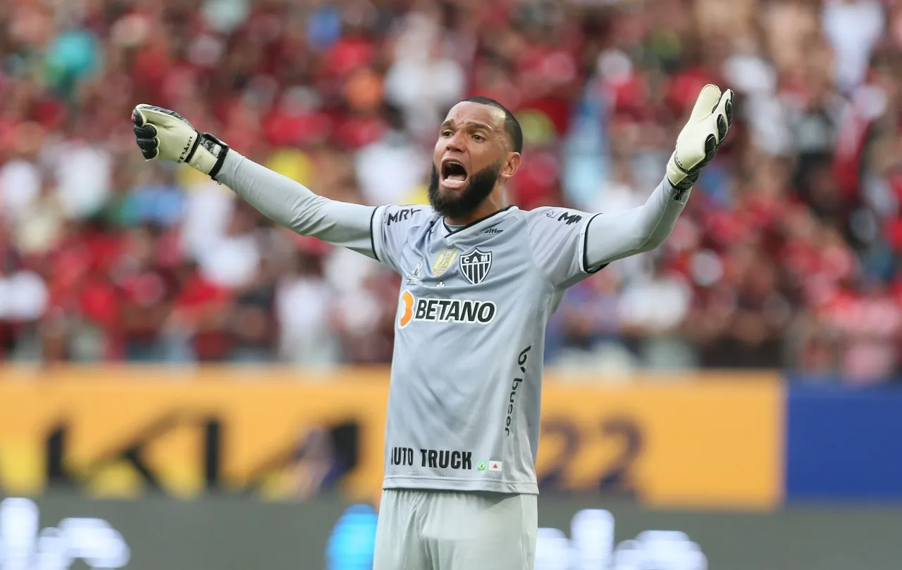 © Gil Gomes/AGIF Foto: Gil Gomes/AGIF/Everson em ação pelo Atlético-MG