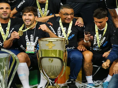 Roger Machado comemora 1º título como técnico do Grêmio e entrada em lista seleta do Tricolor