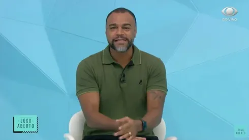 Foto: (Rede Bandeirantes/Reprodução) – Denilson Show deu seu 'pitaco' para a partida entre Atlético e Palmeiras