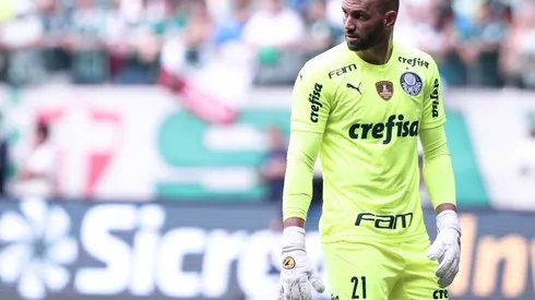 Ettore Chiereguini/AGIF – Weverton, goleiro do Palmeiras