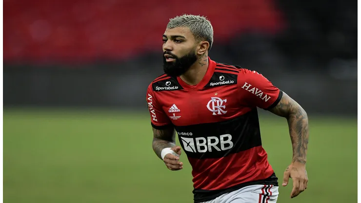 Thiago Ribeiro/AGIF - Gabigol, atacante do Flamengo