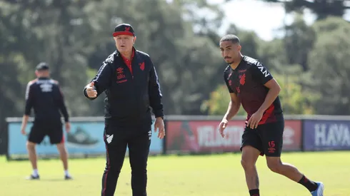 José Tramontin/Athletico-PR – Felipão, técnico do Athletico-PR