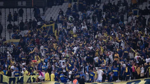 Foto: (Ettore Chiereguini/AGIF) – Pela terceira vez seguida nesta Libertadores, torcedores do Boca Juniors foram filmados realizando gestos racistas em partida contra o Corinthians