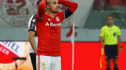 Maxi Franzoi/AGIF – Thiago Galhardo em sua passagem pelo Inter