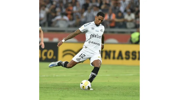 Divulgação/Santos FC - Rwan, atacante do Santos
