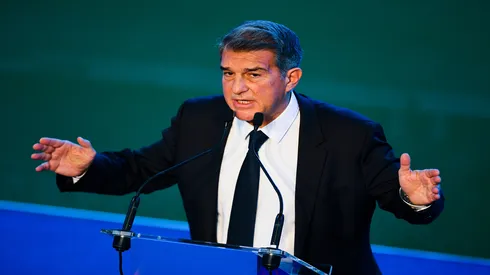 David Ramos/Getty Images – Joan Laporta, presidente do Barcelona