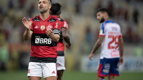 RJ – Rio de Janeiro – 11/11/2021 – BRASILEIRO A 2021, FLAMENGO X BAHIA – Diego Ribas jogador do Flamengo durante partida contra o Bahia no estadio Maracana pelo campeonato Brasileiro A 2021. Foto: Jorge Rodrigues/AGIF