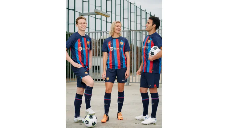 Divulgação/Barcelona - Uniforme da temporada 2022/23