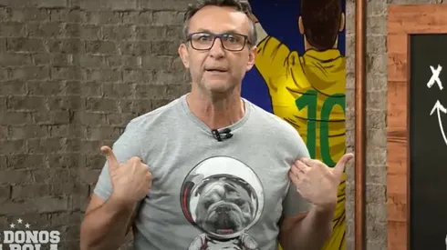 Neto, ex-jogador e comentarista. Foto: (TV Bandeirantes/Reprodução) –