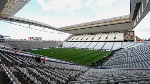 Foto: (Marcello Zambrana/AGIF) – O Corinthians assinou um novo acordo com a Caixa Econômica Federal para quitar a dívida da Arena