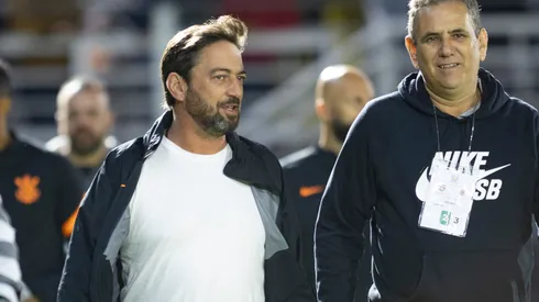 Foto: (Diogo Reis/AGIF) – Duílio Monteiro Alves, presidente do Corinthians, tem trabalhado no mercado de transferências para reforçar o elenco alvinegro
