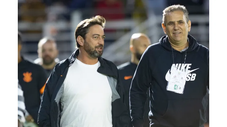 Foto: (Diogo Reis/AGIF) - Duílio Monteiro Alves, presidente do Corinthians, tem trabalhado no mercado de transferências para reforçar o elenco alvinegro