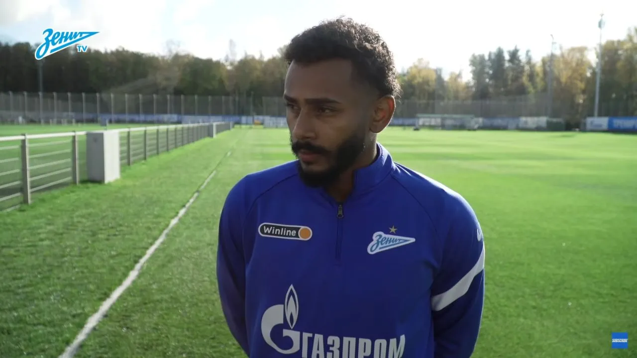 Wendel está no Zenit desde 2020. Foto: Reprodução Zenit/YouTube