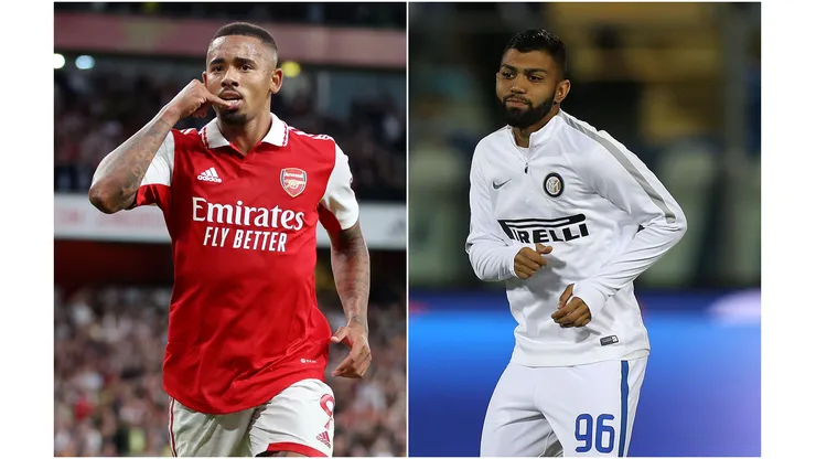 Fotos: (Catherine Ivill/Getty Images/Gabriele Maltinti/Getty Images) - Cria do Palmeiras, Gabriel Jesus tem brilhado na Europa, enquanto Gabigol teve uma passagem discreta pelo Velho Continente