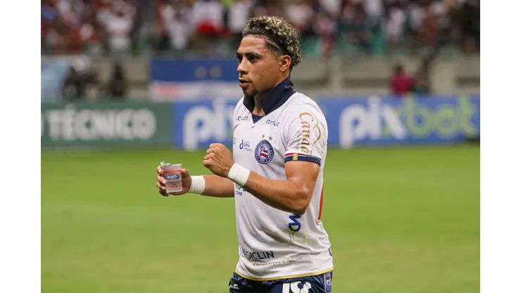 Foto: (Renan Oliveira/AGIF) - Jacaré concedeu entrevista coletiva no Bahia nesta terça (30