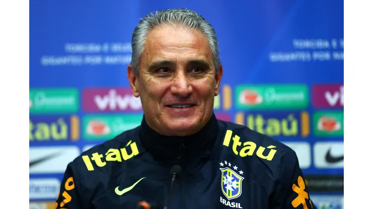 Clive Rose/ Getty Images- Tite, técnico da Seleção Brasileira