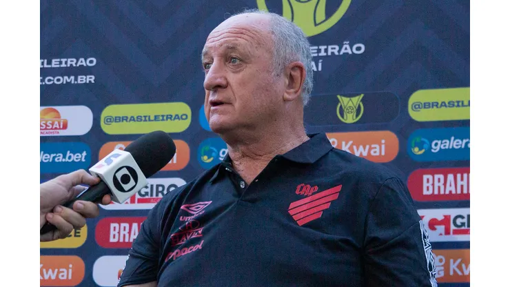 Gil Gomes/AGIF- Felipão, técnico don Athletico-PR