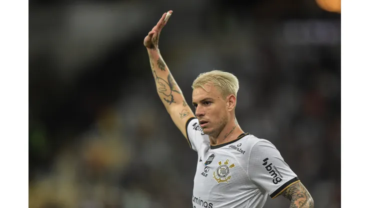 Thiago Ribeiro/AGIF- Róger Guedes, atacante do Corinthians