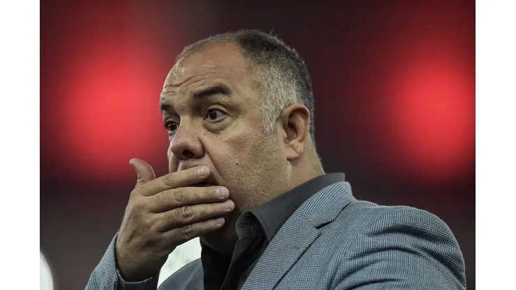 Foto: (Thiago Ribeiro/AGIF) - Marcos Braz, vice-presidente de futebol do Flamengo, criticou o envio do ofício do Palmeiras à CBF