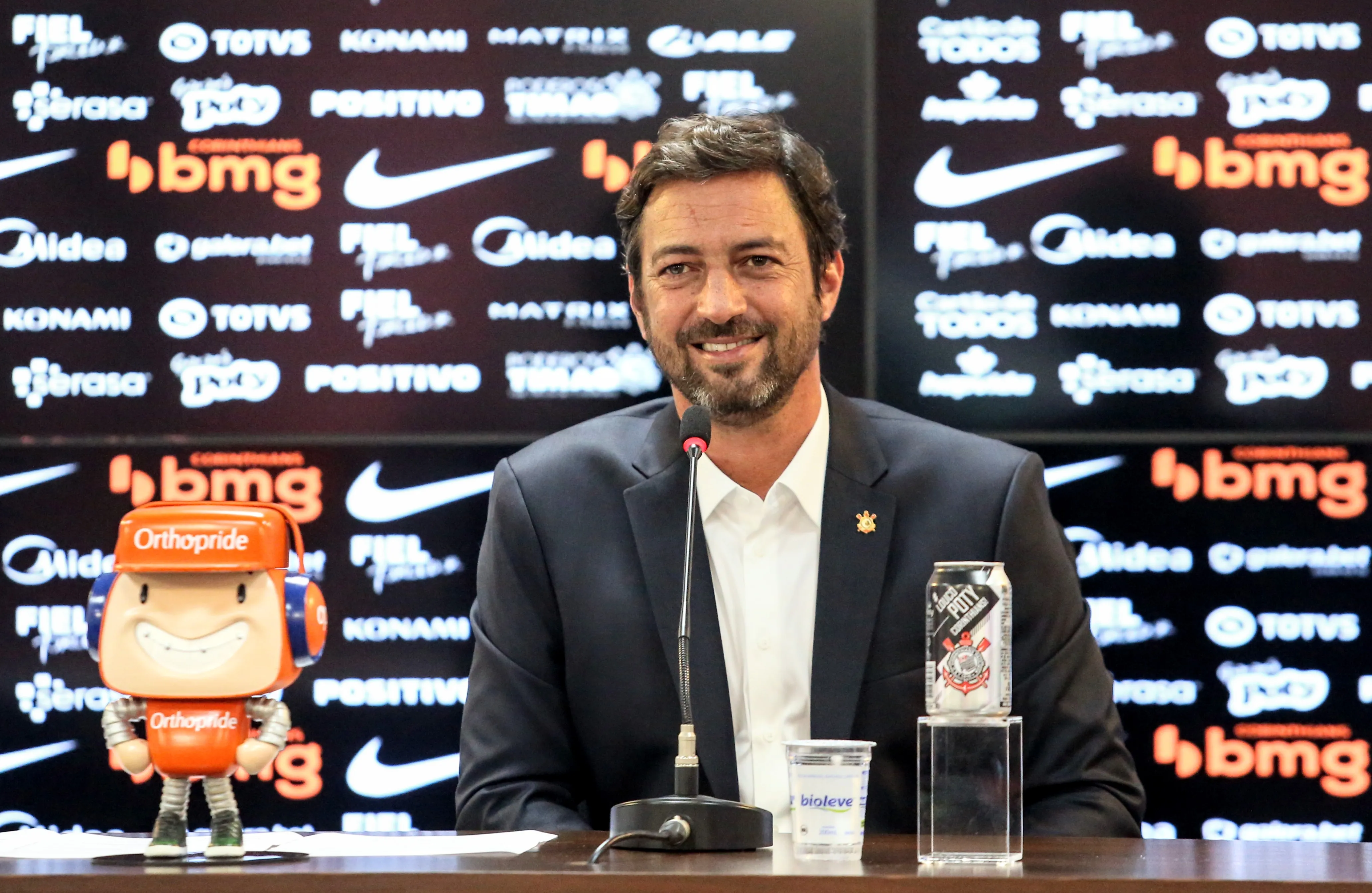Foto: (Rodrigo Coca/Agência Corinthians) - Duílio Monteiro Alves, presidente do Corinthians, não descarta a ideia de aumentar a capacidade da Neo Química Arena