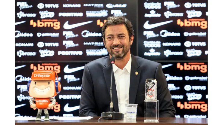Foto: (Rodrigo Coca/Agência Corinthians) - Duílio Monteiro Alves, presidente do Corinthians, não descarta a ideia de aumentar a capacidade da Neo Química Arena