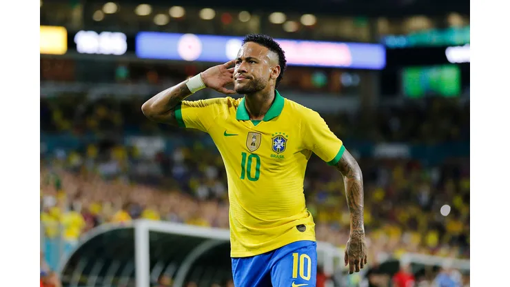 Michael Reaves/Getty Images- Neymar, atacante da Seleção