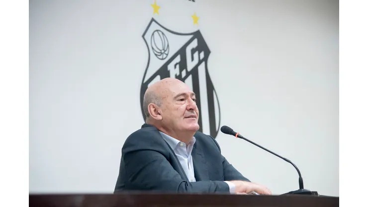 Foto: (Ivan Storti/Santos FC) - Andres Rueda, presidente do Santos, deu detalhes sobre a negociação envolvendo Cristaldo