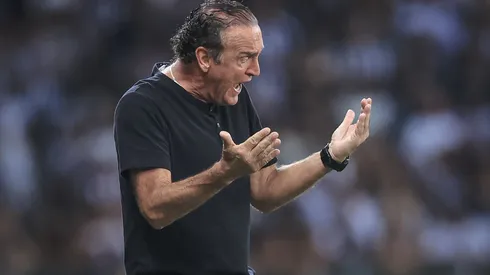 Foto: (Pedro Souza/Atlético) – Cuca garantiu que o Atlético vai lutar pela classificação à semifinal da Libertadores