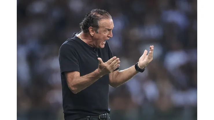 Foto: (Pedro Souza/Atlético) - Cuca garantiu que o Atlético vai lutar pela classificação à semifinal da Libertadores