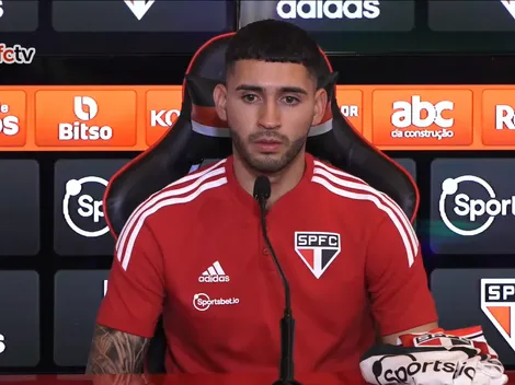 Nahuel Bustos leva torcida do São Paulo a loucura e expõe conversas com novo companheiro