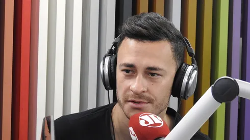 Foto: Johnny Drum/Jovem Pan – Fred demonstrou carinho pelo Grêmio.