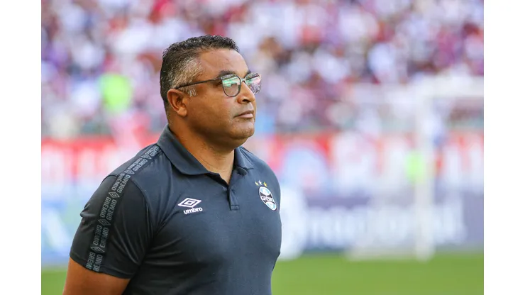 Renan Oliveira/AGIF- Roger Machado, técnico do Grêmio