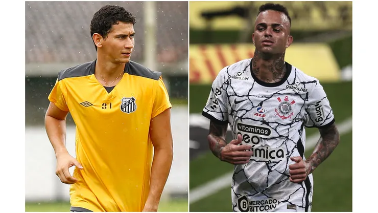 Fotos: (Ricardo Saibun/Flickr Oficial Santos/Ettore Chiereguini/AGIF) - Ganso, ex-Santos, foi comparado a Luan, que deve ser emprestado pelo Corinthians ao Peixe