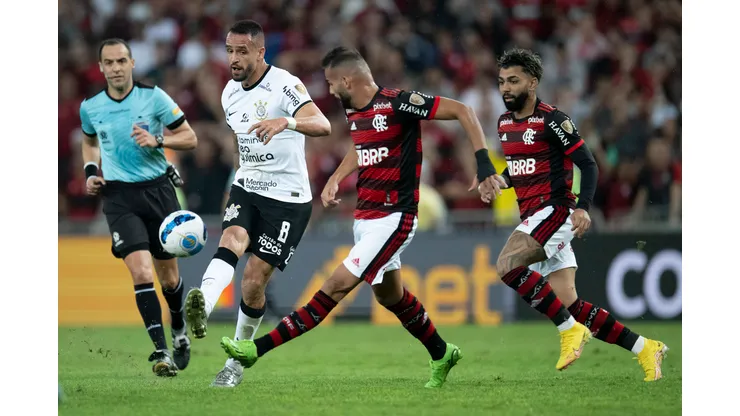 Foto: (Jorge Rodrigues/AGIF) - Corinthians e Flamengo decidem o título da Copa do Brasil nos dias 12 e 19 de outubro