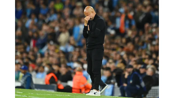 Michael Regan/ Getty Images- Pep Guardiola, técnico do Manchester City