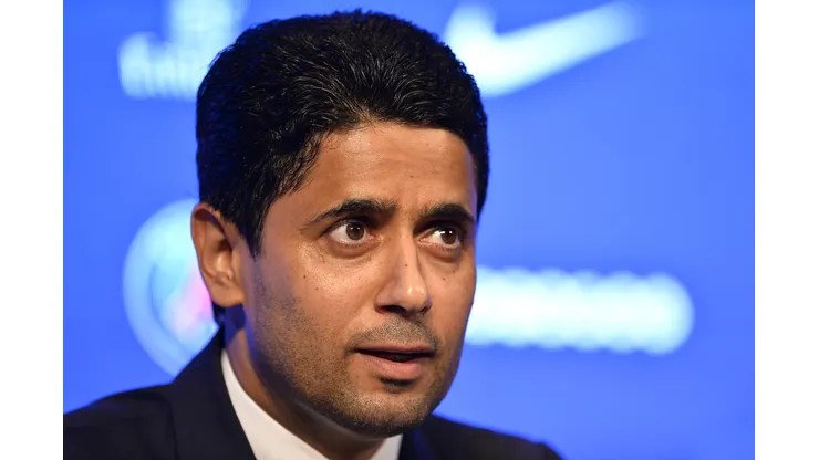 Aurelien Meunier/ Getty Images- Nasser Al-Khelaifi, presidente do PSG