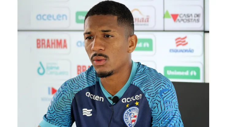 Foto: (Felipe Santana/EC Bahia) - Matheus Davó avaliou os próximos compromissos do Bahia na Série B