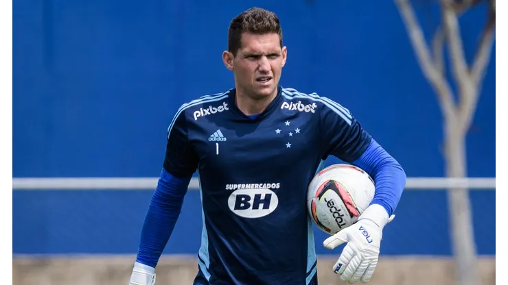 Foto: (Gustavo Aleixo/Cruzeiro) - Rafael Cabral concedeu entrevista coletiva no Cruzeiro nesta segunda (26)