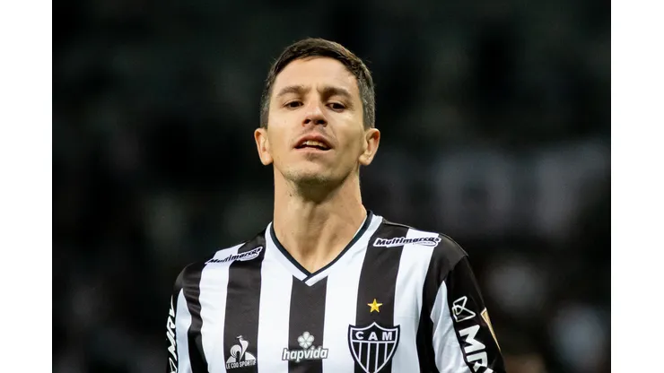 MG - Belo Horizonte - 19/05/2022 - LIBERTADORES 2022 ATLETICO -MG X INDEPENDIENTE DEL VALLE - Nacho Fernandez jogador do Atletico-MG durante partida contra o Independiente del Valle no estadio Mineirao pelo campeonato Copa Libertadores 2022. Foto: Fernando Moreno/AGIF